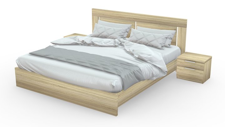 Bed Friya 3D Model