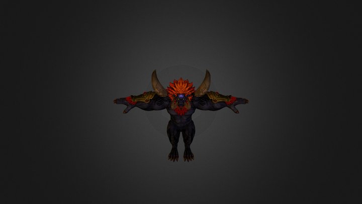 Wii U - Hyrule Warriors - Ganon 3D Model