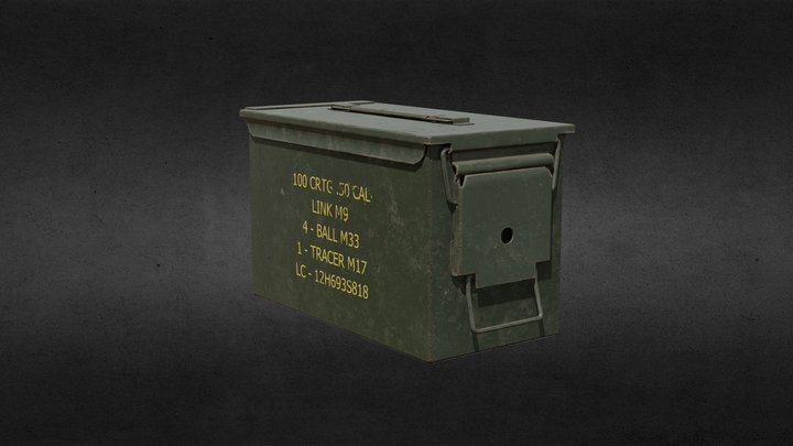 Ammunition Box 3D Model