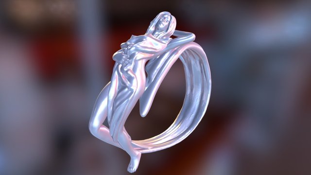 Horoscope Rings - Virgo 3D Model