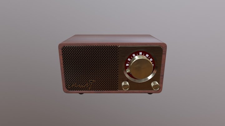 收音机 3D Model