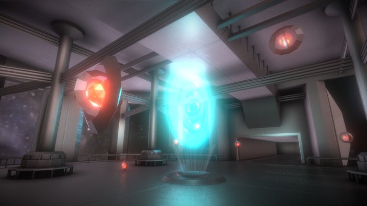 Space station scene Wip 2 (Test) – Modello 3D gratuito STL