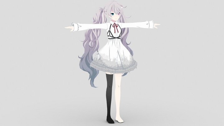 Miku(Nightcord a las 25:00) ¡Escenario colorido! – Modello 3D gratuito STL