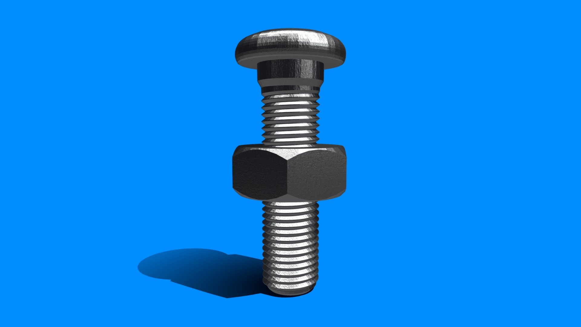BOLT & NUT Download Free 3D model by Davide Specchi (Davide.Specchi