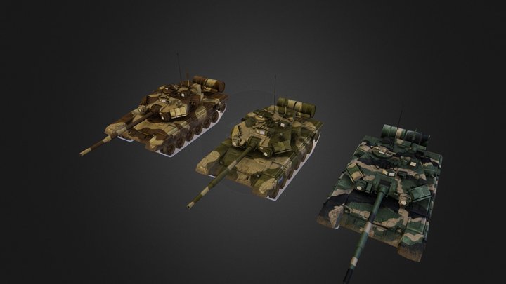 T90a 3D Model