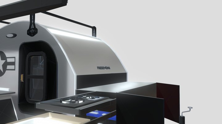 '25 FREEDOM FLIGHT - ULTRA LIGHT OFF-ROAD CAMPER 3D Model