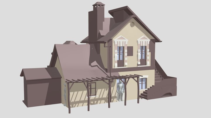 Grandma House - House Model 3D Model