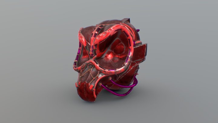 Robot Mask 3D Model