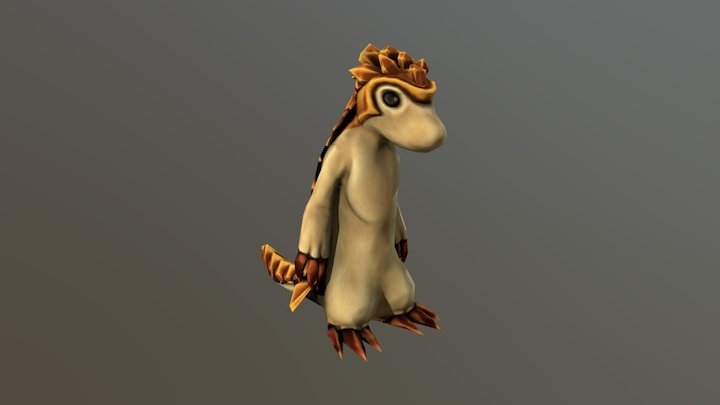 Pangolin Pao 3D Model
