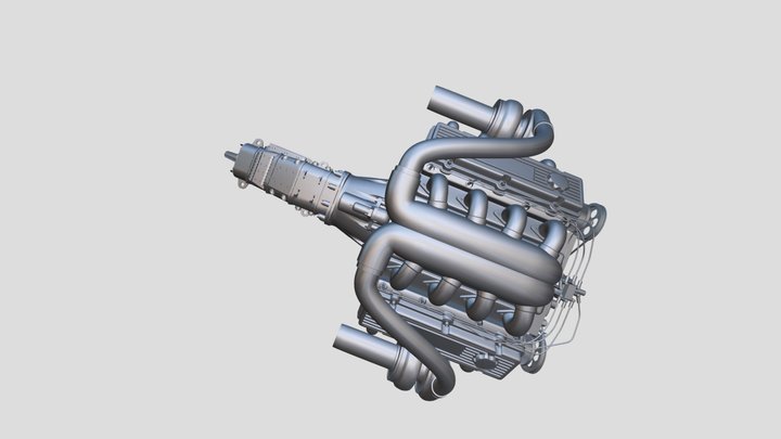 V8_engine (1).stl 3D Model