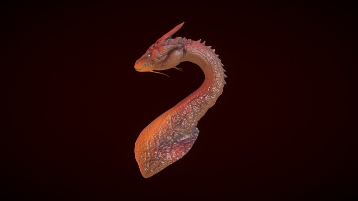 Red Dragon 3D Model