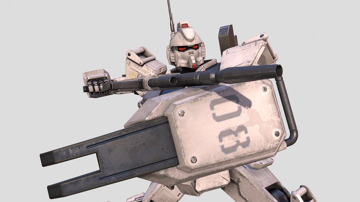 RX-79【G】Ez-8 Gundam 3D Model