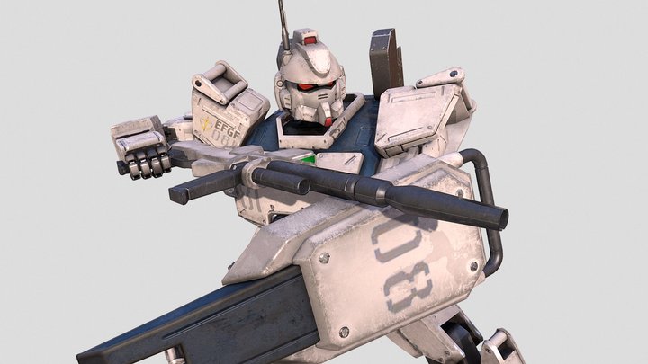 RX-79【G】Ez-8 Gundam 3D Model