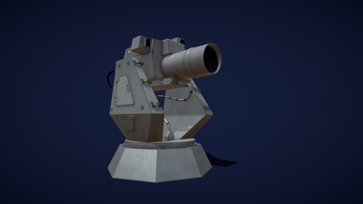 Laser Turret 3D Model