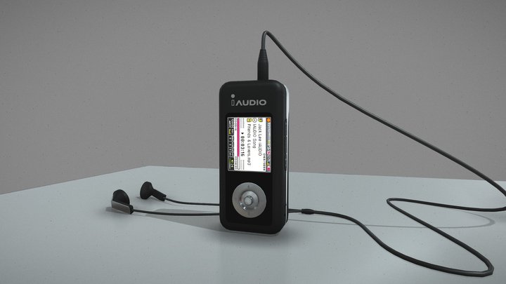 Cowon iAudio U3 3D Model