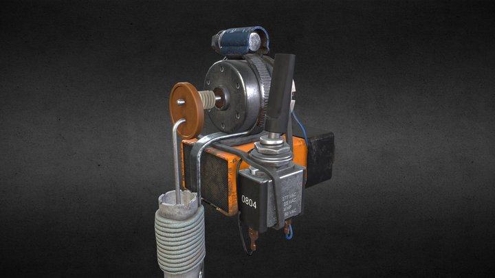 Prison Tattoo Machine 3D Model