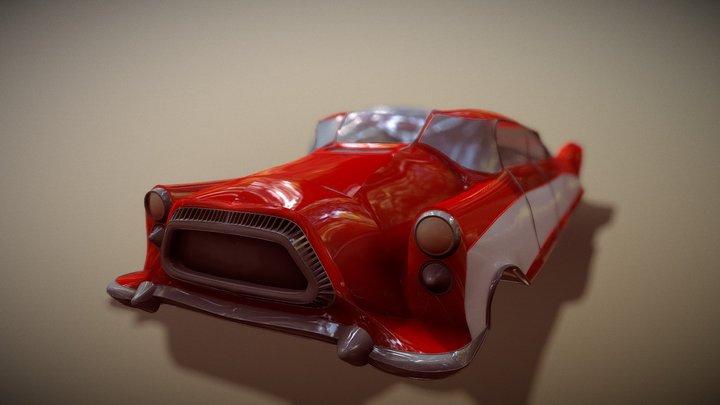 Corvega Atomic V8 Fallout Gravity Sketch WIP 3D Model