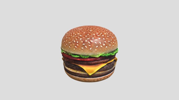 hamburger 3D model 3D Model