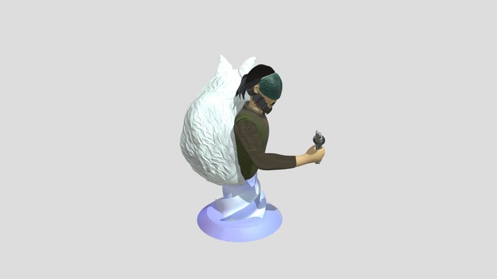 Bake de texturas con mascara 3D Model
