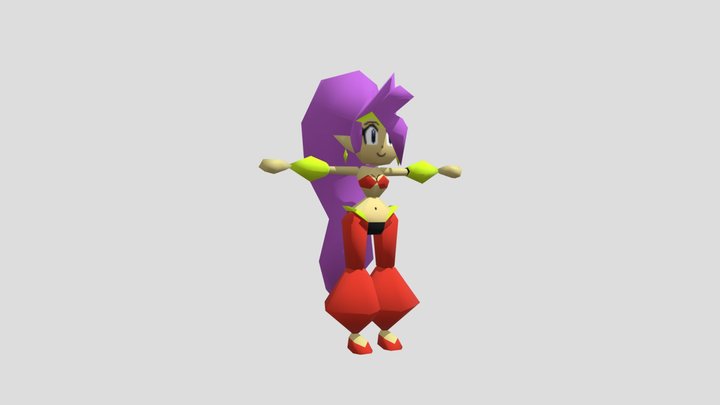Shantae (N64) 3D Model
