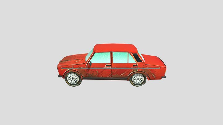 Low-poly-car 3D Model