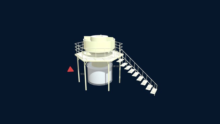 弱磁选机故障点 3D Model