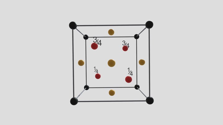 Diamond structure 3D Model
