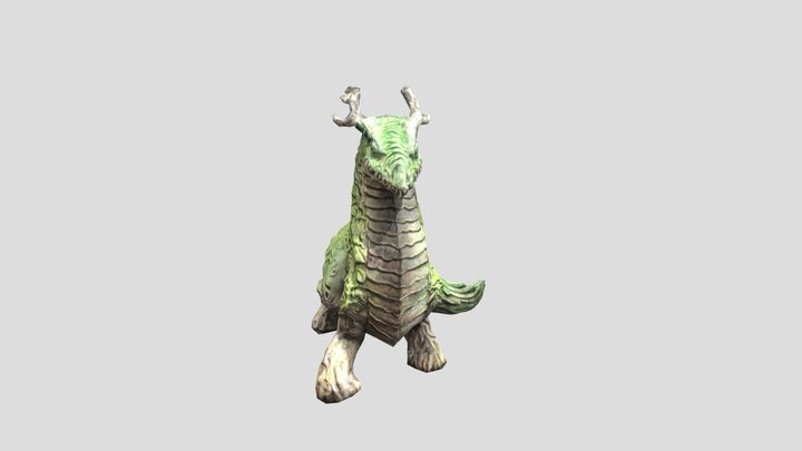 Forest Dragon 3D Model