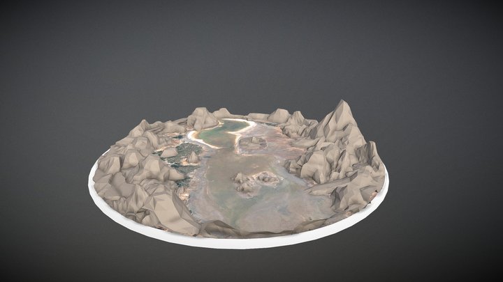 Lake Urmia 3D Map - Nexus 3D Model