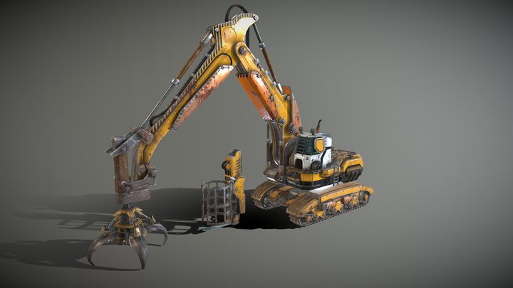 Excavator 3D Model