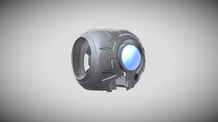 343 Guilty Spark 3D Model