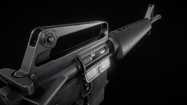 The M16A1 3D Model