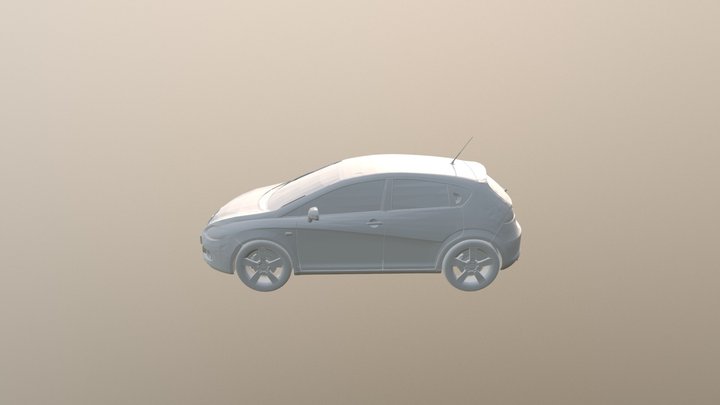 Car Seat Leon 3D Model