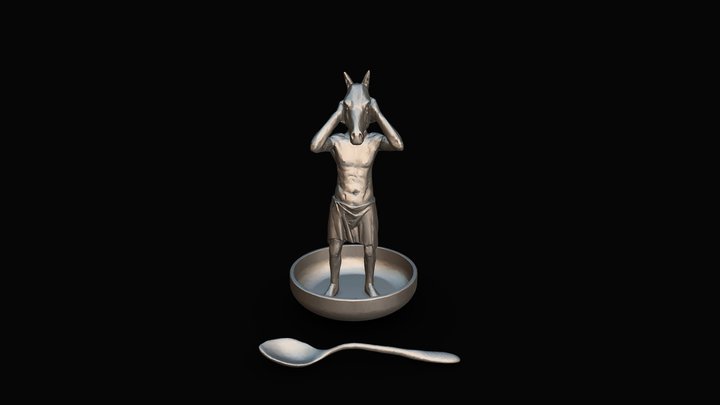 HOMME CHEVAL Sketchfab 3D Model
