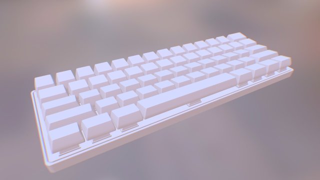 Pok3r Simple model 3D Model