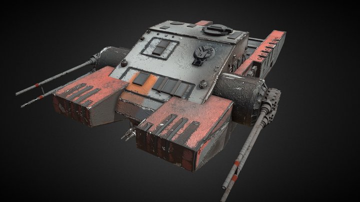 star wars assault tank Rebel paint job 3D Model