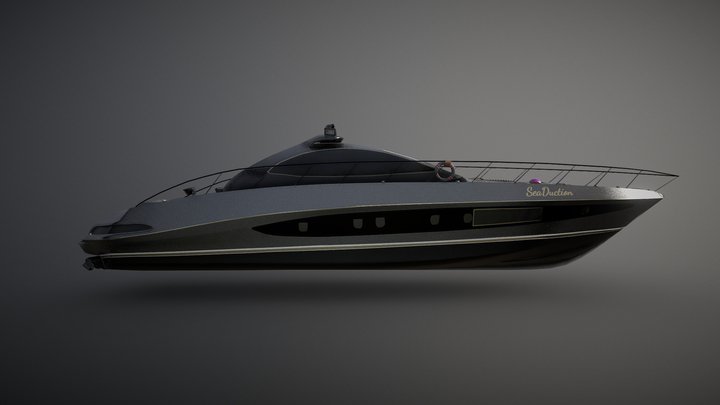 Riva Coupe Yacht 3D Model