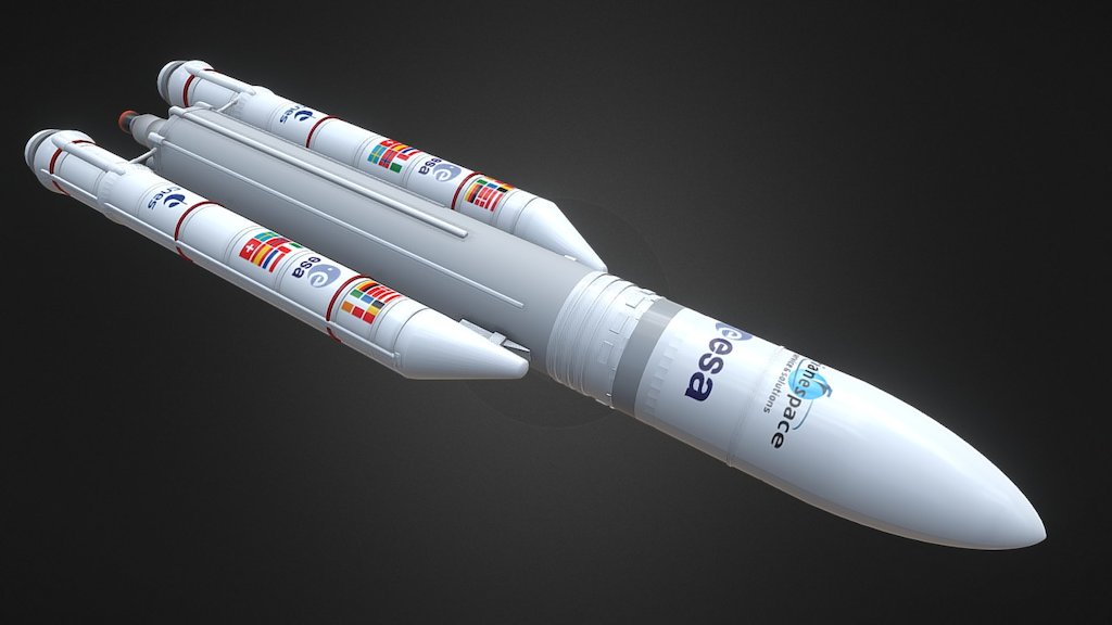 Ariane5 - 3D model by Maxime Orlandi (@maxime.orlandi) [33c6745 ...