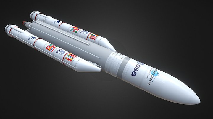 Ariane5 3D Model