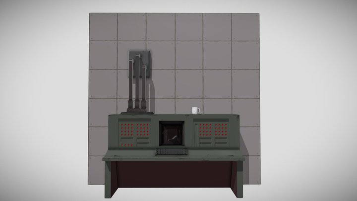 Terminal scene 3D Model
