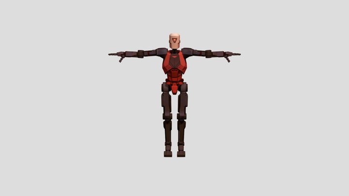 Training Bot (Skin 2) (T-pose) – Modello 3D gratuito STL