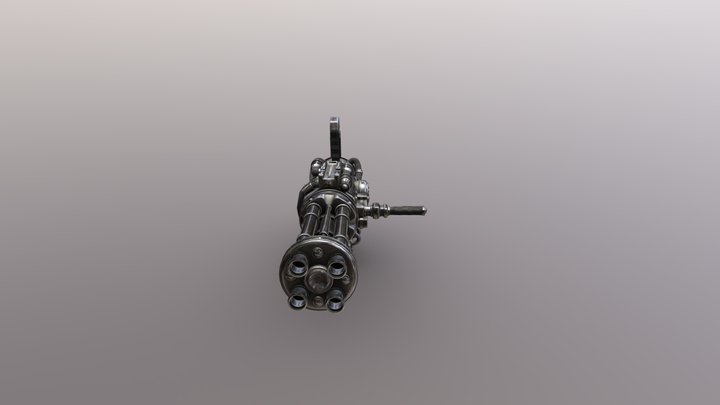 Minigun 3D Model