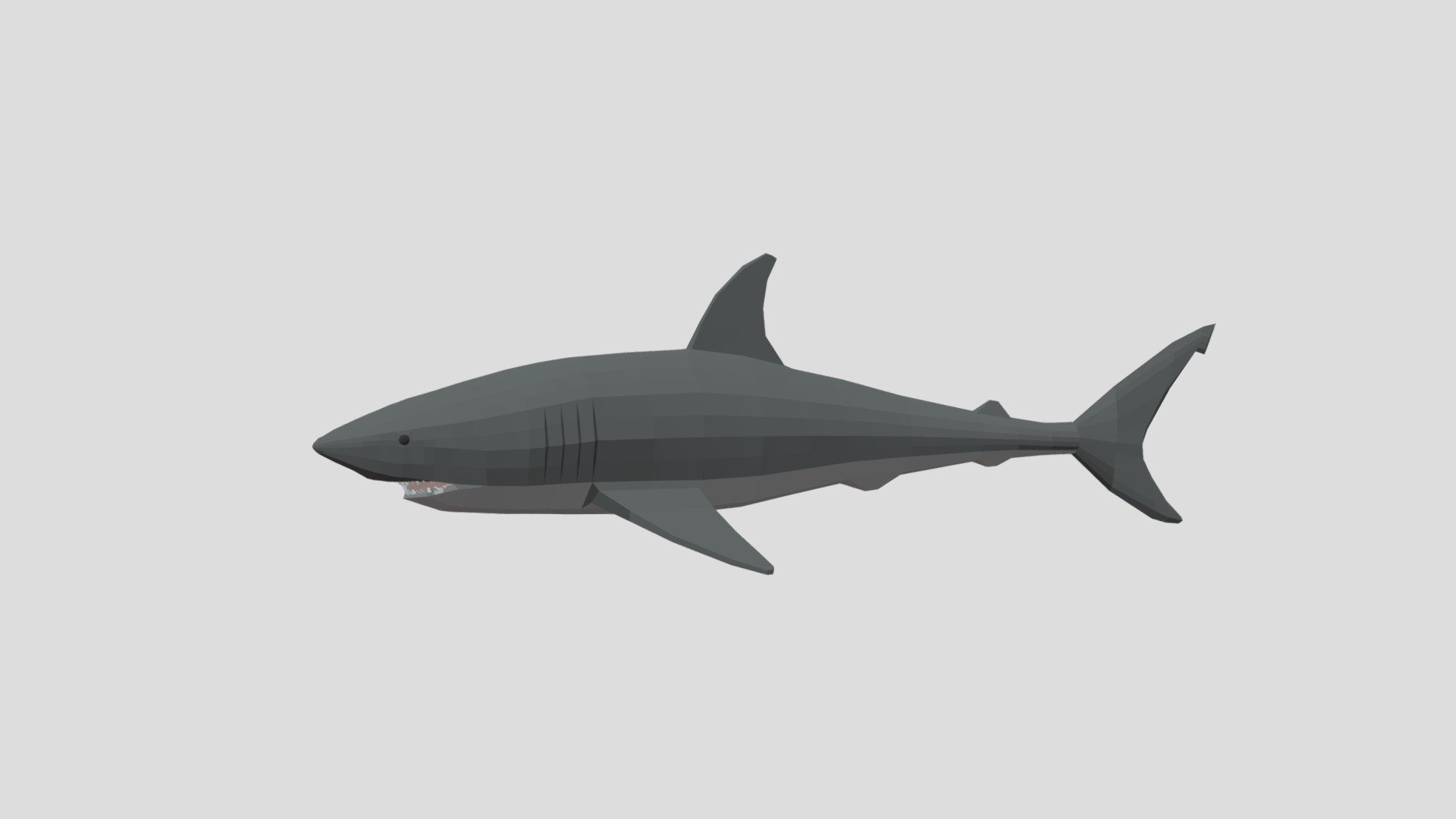 Low Poly Cartoon Animated Shark - Buy Royalty Free 3D model by chroma3d ...