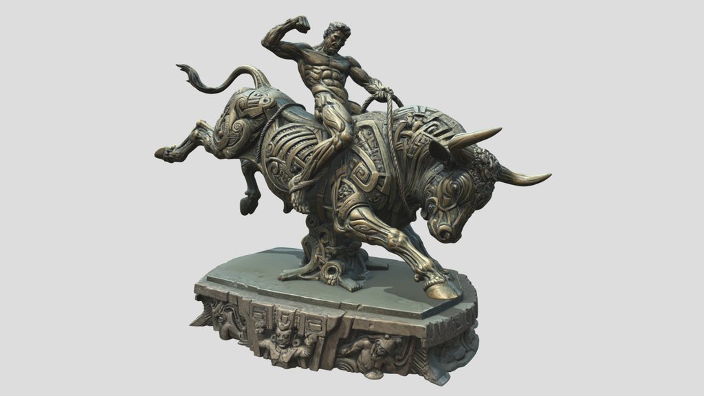 Bull Riding Trophy