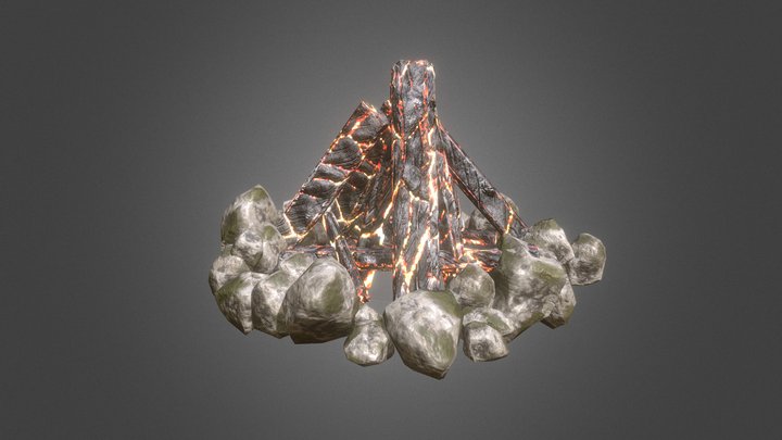 small fire place 3D Model