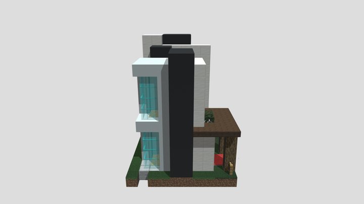Modern Home | Minecraft 3D Model