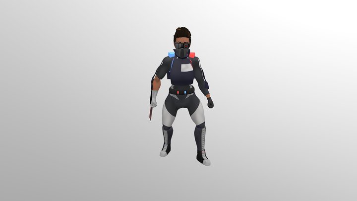 SoulSync City Assassin 3D Model