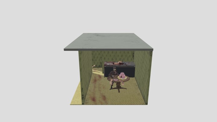 Birthday In The Backrooms 3D Model
