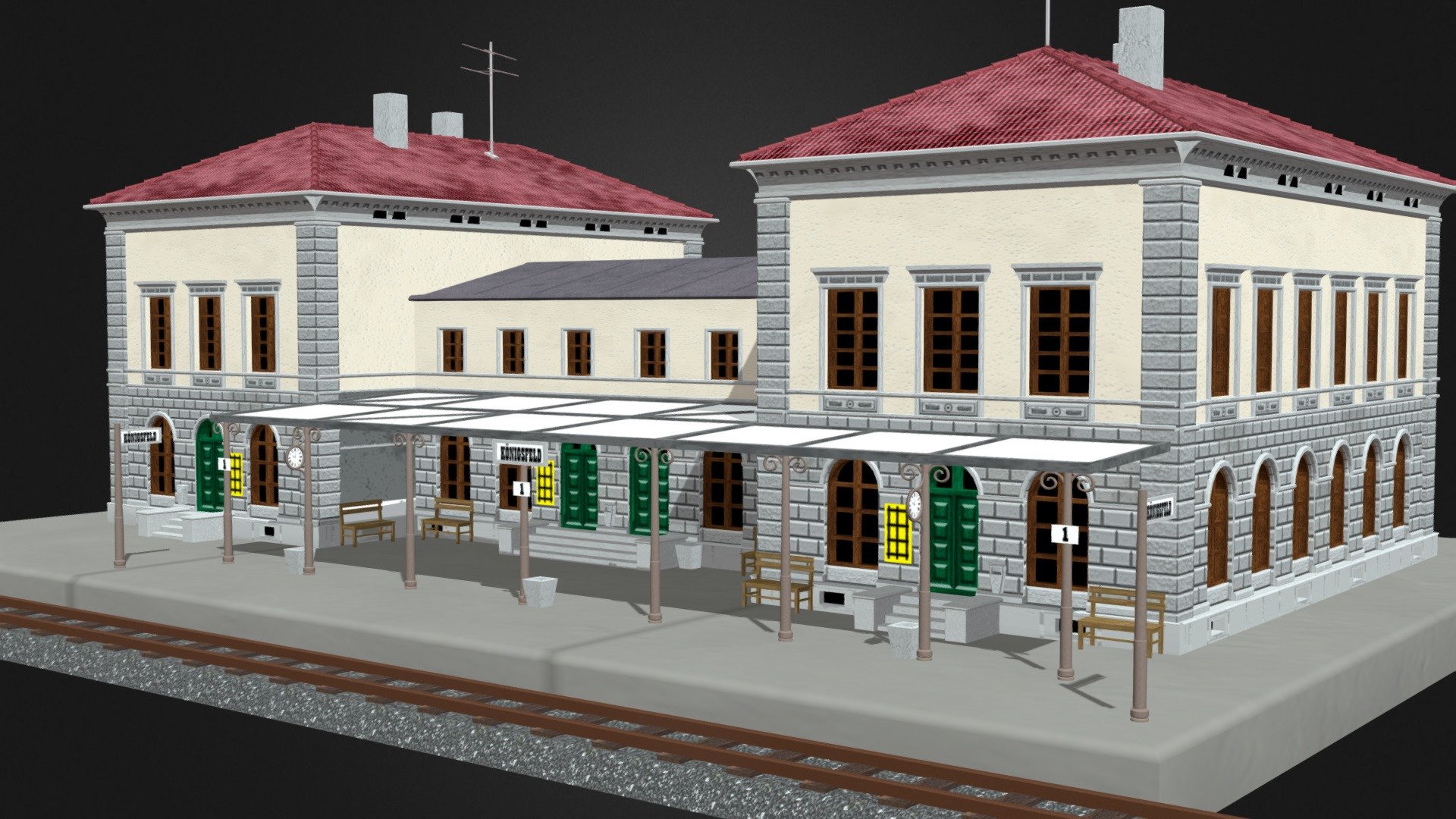 Old Station (industrial building series no:1) — Sketchfab embed 3D viewer