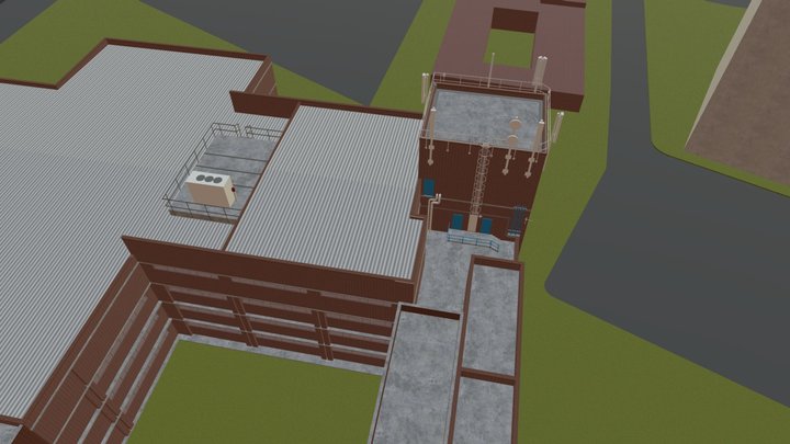 Kidderminster Hospital 3d model 3D Model